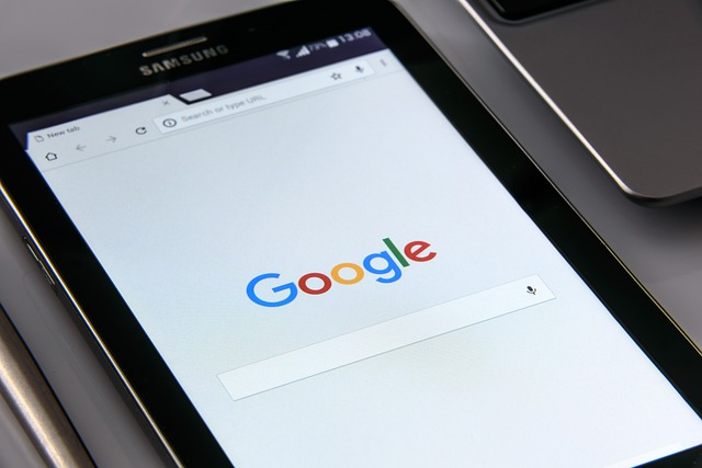 google page display on smartphone